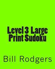 Level 3 Large Print Sudoku