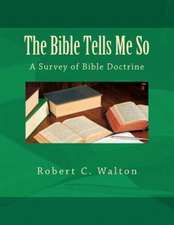 The Bible Tells Me So: A Survey of Bible Doctrine