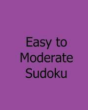 Easy to Moderate Sudoku