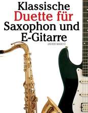 Klassische Duette Fur Saxophon Und E-Gitarre