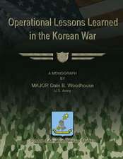 Operational Lessons Learned in the Korean War