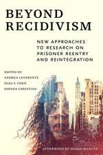 Beyond Recidivism – New Approaches to Research on Prisoner Reentry and Reintegration