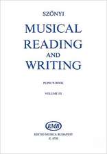 Musical Reading & Writing - Exercise Book Volume 3