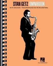 Stan Getz - Omnibook for E-Flat Instruments