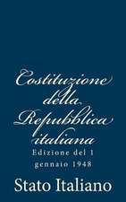 Costituzione Della Repubblica Italiana