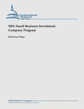 Sba Small Business Investment Company Program