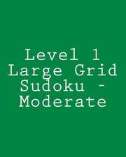 Level 1 Large Grid Sudoku - Moderate