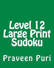 Level 12 Large Print Sudoku