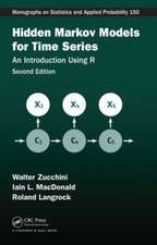 Hidden Markov Models for Time Series: An Introduction Using R, Second Edition