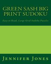 Green Sash Big Print Sudoku