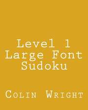 Level 1 Large Font Sudoku