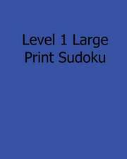 Level 1 Large Print Sudoku