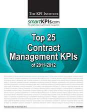 Top 25 Contract Management Kpis of 2011-2012