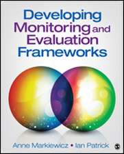 Developing Monitoring and Evaluation Frameworks