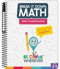 Break It Down Intro to Multiplication Reference Book