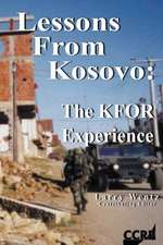 Lessons from Kosovo