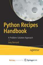 Python Recipes: Problem-Solution Approach