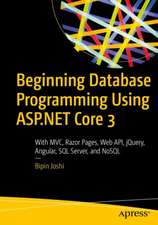 Beginning Database Programming Using ASP.NET Core 3 