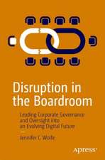 Disruption in the Boardroom 