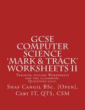 Gcse Computer Science 'Mark & Track' Worksheets II