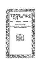 The Writings of Dame Gertrude More