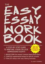 The Easy Essay Workbook