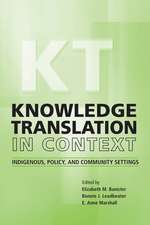 Knowledge Translation in Context