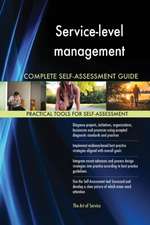 Service-level management Complete Self-Assessment Guide