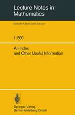 An Index and Other Useful Information