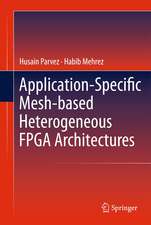 Application-Specific Mesh-based Heterogeneous FPGA Architectures