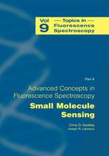 Advanced Concepts in Fluorescence Sensing: Part A: Small Molecule Sensing