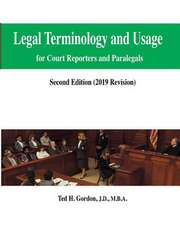 Legal Terminology and Usage