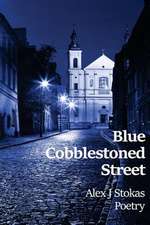 Blue Cobblestoned Street