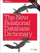 The New Relational Database Dictionary