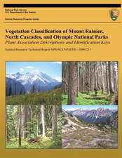 Vegetation Classification of Mount Rainier, North Cascades, and Olympic National Parks