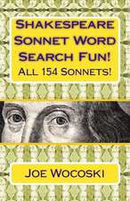 Shakespeare Sonnet Word Search Fun!