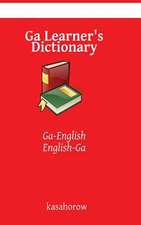 Ga Learner's Dictionary