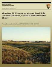 Grassland Bird Monitoring at Agate Fossil Beds National Monument, Nebraska