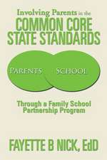 Involving Parents in the Common Core State Standards