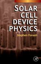 Solar Cell Device Physics