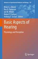 Basic Aspects of Hearing: Physiology and Perception