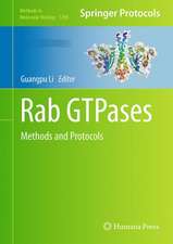 Rab GTPases: Methods and Protocols