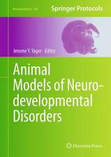 Animal Models of Neurodevelopmental Disorders