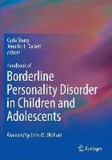 Handbook of Borderline Personality Disorder in Children and Adolescents