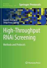 High-Throughput RNAi Screening: Methods and Protocols