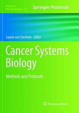 Cancer Systems Biology: Methods and Protocols