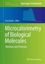 Microcalorimetry of Biological Molecules: Methods and Protocols