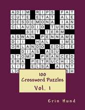 100 Crossword Puzzles Vol. 1