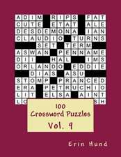 100 Crossword Puzzles Vol. 9