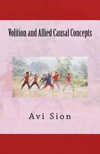 Volition and Allied Causal Concepts